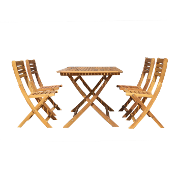 Best Seller Garden Outdoor Furniture Modern Wood Dining Table Set Factory Price Patio Furniture Vietnam Manufacturer 1