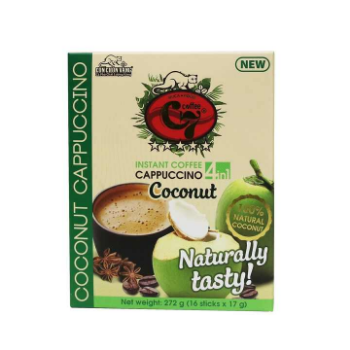 Coconut coffee - Instant 4 in 1 - with 100% coconut milk powder -Golden Weasel Coffee C7 4