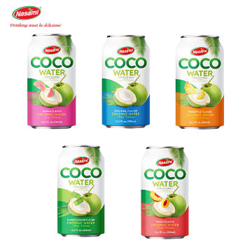 Coconut Water Pineapple Flavor Good Taste Nasami Brand Nutrition Coconut Water Manufacturers High Quality Made In Vietnam 2