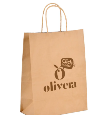 Hot deal Garment paper bag best quality Custom Printed Plain Western Gifts Customized Logo Style Time Grocery Shopping Bag CAR 3