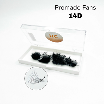 14D Promade 500 Fans other eyelashes Good choice Handmade using for beauty pack in tray or box Made in Vietnam Manufacturer 1