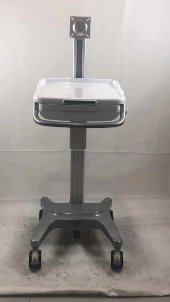 Mobile Information Inspection Vehicle New Medical Integrated Computer Laptop Trolley Height Adjustable Hospital 4