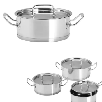 Stainless Steel Frypan Factory Price Appliances Layer Bottom Customized Premium kitchen product Manufacturer 6