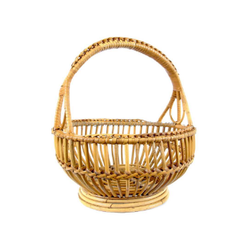 Storage Basket Food containers Bamboo Eco Friendly Home Bamboo Decoration Handmade Customized Accept Order Graphic Design Package Logo Top Price Low MOQ Hot Seller Supplier Bamboo Rattan Basket With Handles 3