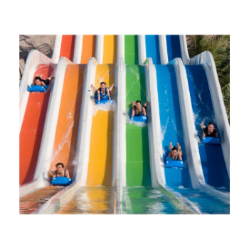 Rainbow Slide Cheap Price Alkali Free Glass Fiber Using For Water Park ISO Packing In Carton From Vietnam Manufacturer 1
