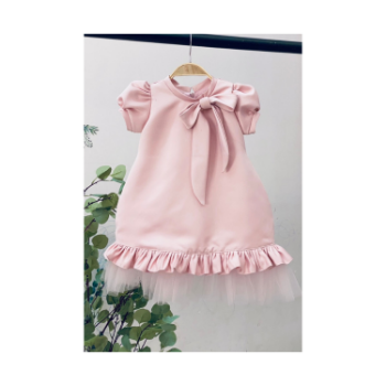 Daily Girls Dresses Hot Selling New Design Using For Baby Girl Pack In Plastic Bag Made In Vietnam Manufacturer 2