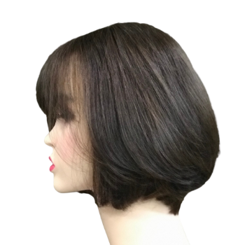 Cheap Wholesale Short Bob Kinky Wigs Curly Human Hair HD Lace Front Wig 100% Human Vietnamese Hair Double Weft Keratin 4