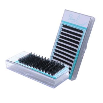 Good Quality Black Light OEM Lashes Fans Eyelash Extension 16D 003 New Environmental friendly Beauty Color Tray Promade Volume 9