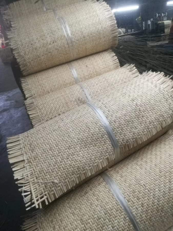 Wholesale Oval Mesh Rattan Cane Webbing Natural Color Used For Living Room Furniture And Handicrafts Customized Packing 6