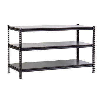 Boltless Shelving Racking Systems Industrial Warehouse Storage Rack Shelf Heavy Duty for Metal Original Black Cover White 2