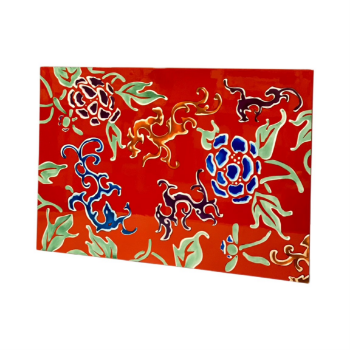 Halinhthu Casa Lacquer Art Custom Design And Size Hand-painted Placemat 30x45cm Wood Rectangular From Vietnam Manufacturer 5