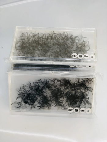 Lashes - Loose Pre made Wispy 5D Handmade synthetic hair with custom logo Best packaging Best pri angel eyelashes 4