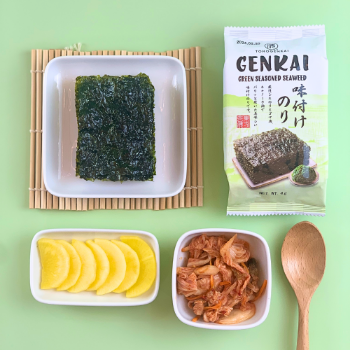 Roasted Seaweed Snack Green 12G Good Price Delicious Ready To Eat Dried Packed In Bag From Vietnam Manufacturer 5