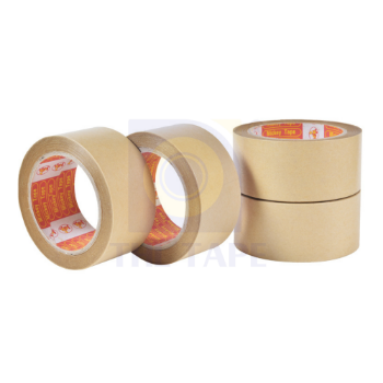 Logo printed kraft paper tape Kraft Paper Tape Adhesive Tape Use for Packing Cartons Made In Vietnam 2