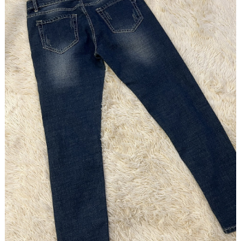 Hot Item Ladies Jeans Comfortable Blue Jeans Fashion Monkey Wash Customized Packaging Made In Vietnam Manufacturer 5