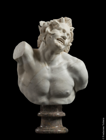 The Bust of a drunken Satyr Good Quality Statue Sculpture Outdoor Statue Stone Packed Styrofoam Box From Vietnam Factory 6