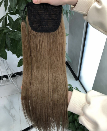 Pony Tail Hair Extensions Best Selling 100% Human Hair Unprocessed Virgin Hair Machine Double Weft 2