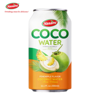 Coconut Water Pineapple Flavor Good Taste Nasami Brand Nutrition Coconut Water Manufacturers High Quality Made In Vietnam 3