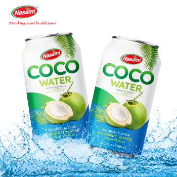 OEM ODM Service Organic Coconut Water Original Flavor Good Taste Nasami Brand Coconut Water Manufacturers Made In Vietnam 2