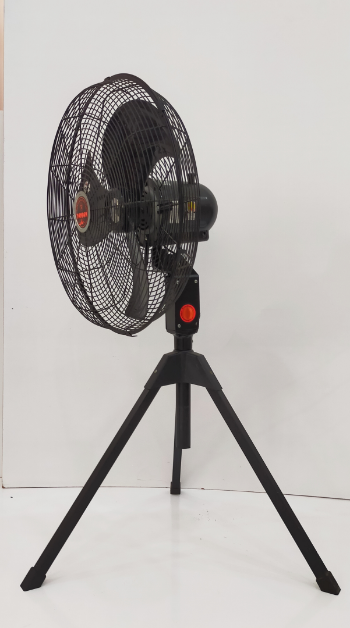 Simple Deluxe Retro Tripod 20 inch Yanfan D20CN Industrial Stand Fan 3 Speeds, Adjustable Height Oscillating Pedestal 3