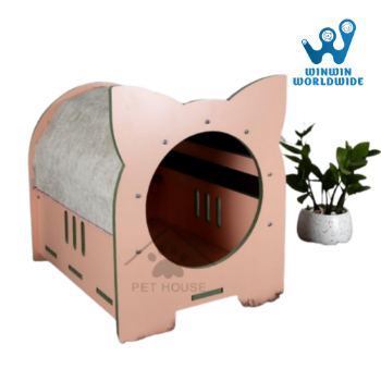 House Dog Bed Cat Bed Wood 100% Natural 2023 New Design 4W Pet Safe High Quality Durable In A Carton From Vietnam 3