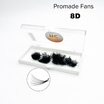 8D Promade 500 Fans eyelash extensions Good price Fashionable using for beauty pack in tray or box Vietnamese Manufacturer 1