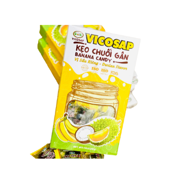 Banana Jelly Candy Good Price Soft Sweet Coconut Confections Banana Candy Box 100g Bag Vietnam Manufac 3