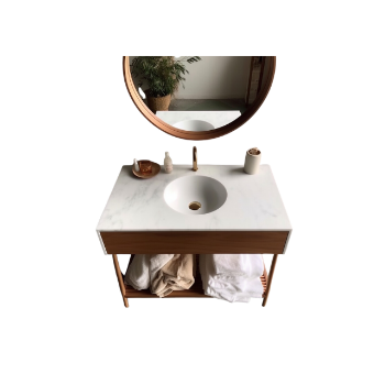 Bathroom Vanity Good Customer Service Luxury Decoration Makeup Vanities Portable Vanity Mirror From Vietnam Manufacturer 3