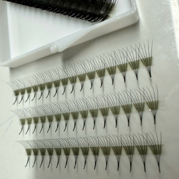 3D Premade fan lash extension, Curl C, Thickness 0.07, 1000 fans/box, handmade loose fan 2