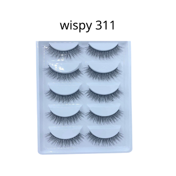 Wispy 7D 309 310 311 High Quality Professional Pre Made Fan Eyelashes From Vietnam Best Supplier  3