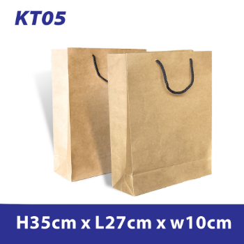 Hot Selling Wholesale Shopping Accessories Brown Kraft Paper Recycled Materials Customized Logo Customized From Vietnam 2