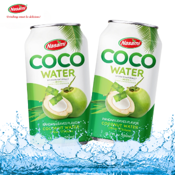 Best Price Coconut Water Pandan Leaves Flavor Beverage Nasami Brand Coconut Water Manufacturers OEM ODM Service Made In Vietnam 6