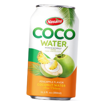 Coconut Water Pineapple Flavor Good Taste Nasami Brand Nutrition Coconut Water Manufacturers High Quality Made In Vietnam 6