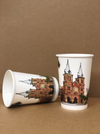 Paper Cups With Printed (16 OZ - 480 Ml) Paper Cups Recyclable Customized Packing Size & Logo In Carton Vietnam Manufacturer 7