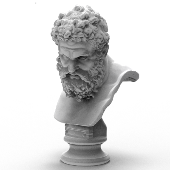 High Quality Bust of the Farnese Hercules Statue Sculpture OEM ODM Packed Styrofoam Box Made In Vietnam Manufacturer 4