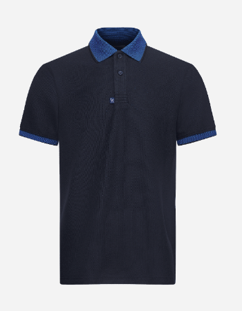 Cotton Spandex Regular-Fit Polo Shirt with Contrast Collar & The Cuff Men Polo Shirts New Arrival Shirts For Men 6