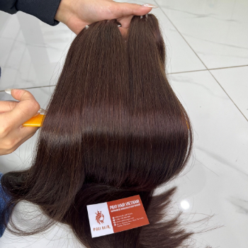 Machine Weft Natural Straight Hair Extensions Bulk Sale Virgin Hair Beauty And Personal Care From Vietnam Manufacturer 5