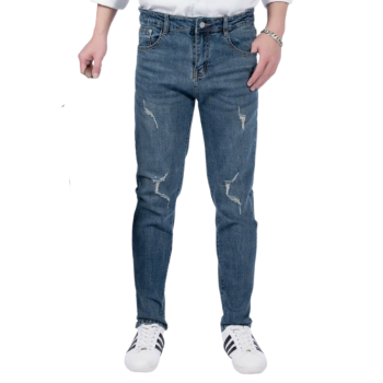 Skinny Jeans Men Fast Delivery Sustainable In-Stock Items 2% Spandex + 98% Cotton Button Fly Vietnam Manufacturer 1