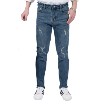 Skinny Jeans Men Fast Delivery Sustainable In-Stock Items 2% Spandex + 98% Cotton Button Fly Vietnam Manufacturer