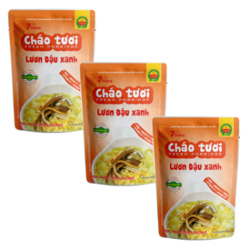 Eel & Mung Bean Fresh porridge Reasonable Price natural color ready to eat packing in bag Made in Vietnam Manufacturer 1