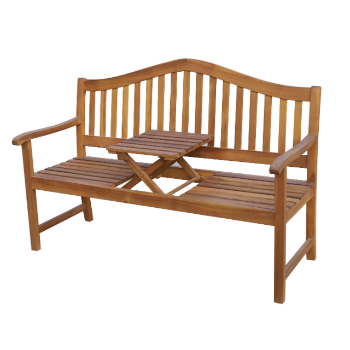 Love Bench With Table Outdoor Furniture Patio Wooden Bench Modern Style Outdoor Chairs High Quality Vietnam Manufacturer 3