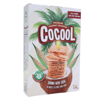 New Product 2024 COCOOL Coconut Nectar Cracker 120g (No use refined sugar) 4