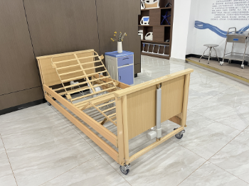 Hospital Care Bed Elderly Bed Factory Price With Wood Patient Foldable Hospital Bed Medical Surgery Hospital Equipment 4