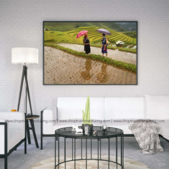 Poster and Prints on Canvas Art Modern Landscape Custom Photo large living room wall pictures 1