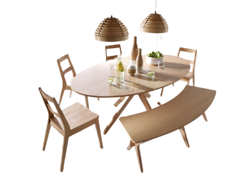 Top Selling Dining Table Black Red White Leg Modern Furniture From Viet Nam 2