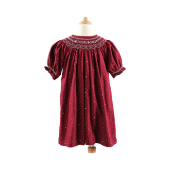 ODM And OEM For Baby Girl Short Sleeve ODM Vietnam Manufacturer Good Price Girls Smocked Dresses 4