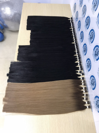 Nano Tip 100% Human Remy Hair Extensions OEM Service 100% Human Hair Virgin Raw Hair Machine Double Weft 3