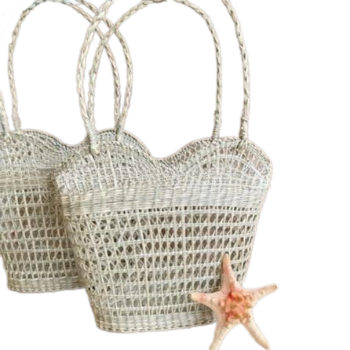 Rattan Bag High Quality Water Hyacinth Bag For Gift Classic Style Light Brown Color From Vietnam Manufacturer 3