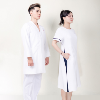 Hospital Uniforms Medical Scrubs Fast Delivery Dress Exclusive WRAP Polybag from Vietnam Manufacturer 7