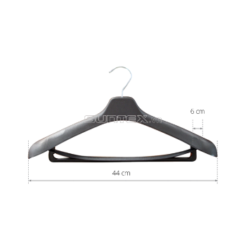 Hangers For Clothing Store Competitive Price Suntex Wholesale Black Plastic Hanger J415B Customized Hangers Low MOQ 1